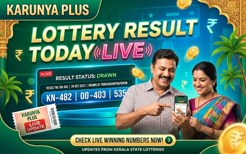 karunya plus lottery result today live at Lottery 7 featured image